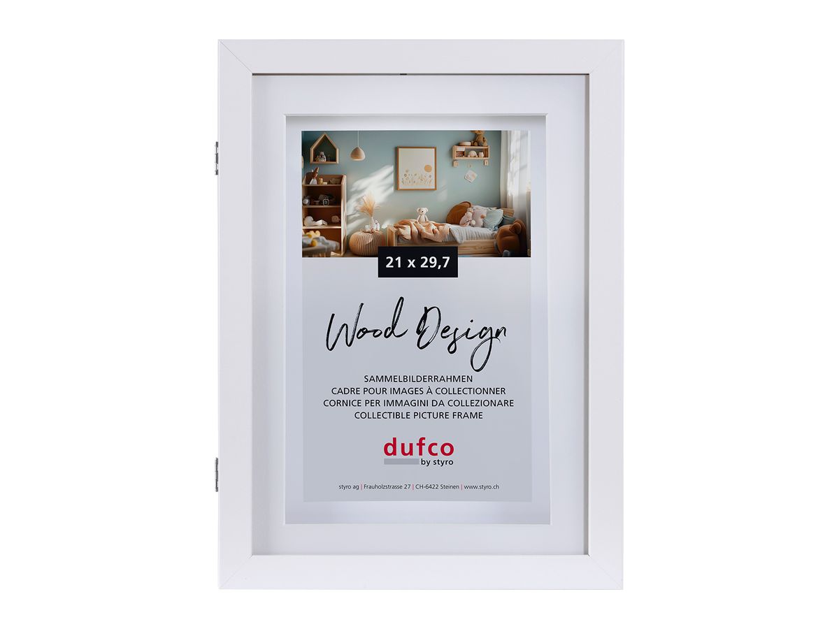 DUFCO Cornice 21x29.7cm 1620.10001 MemoryFrame, bianco (7612176094955)