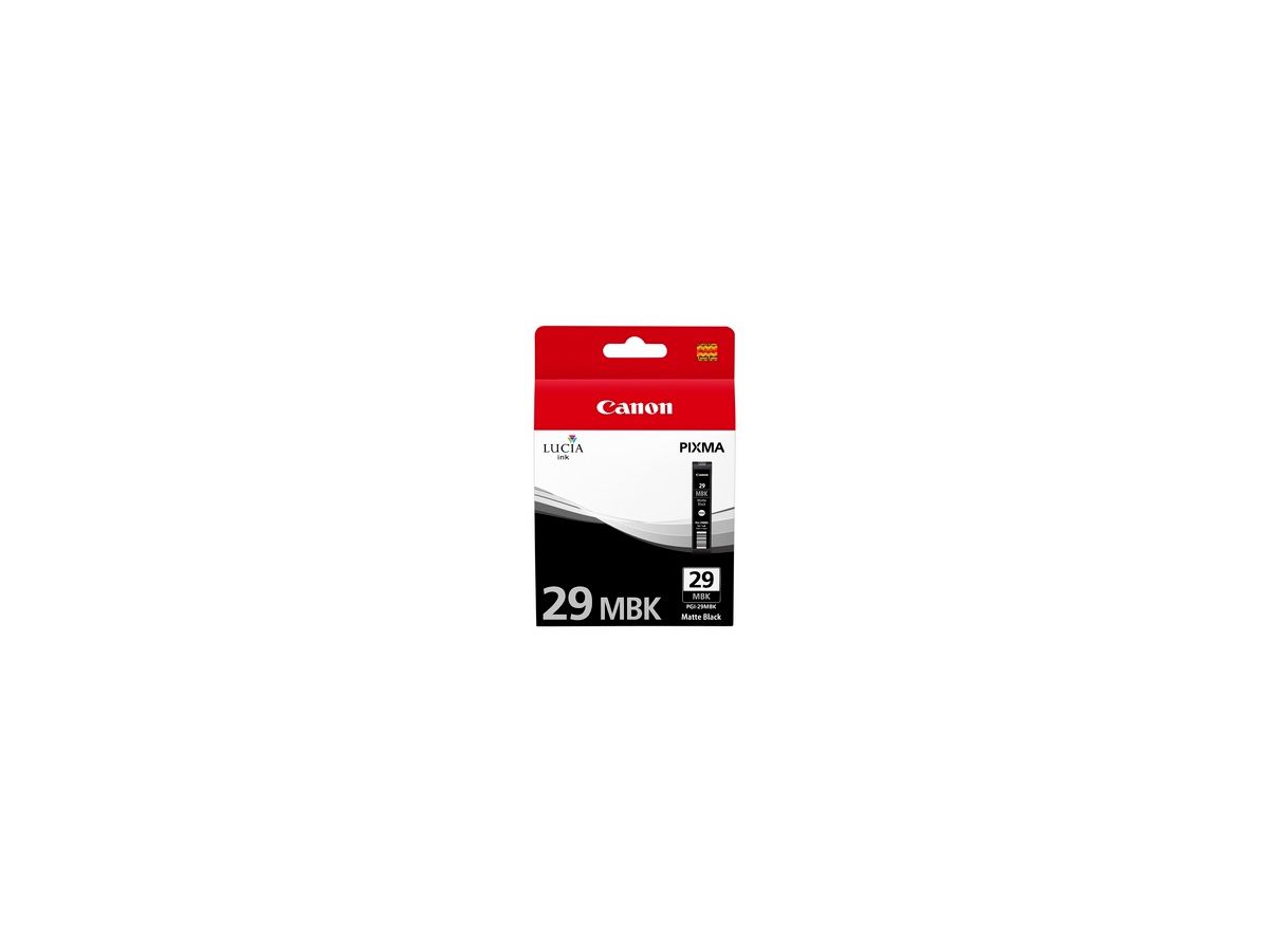CANON Cart. d'encre matte noir PGI-29MBK PIXMA Pro-1 36ml (4960999681887)