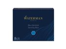 WATERMAN Cart. d'encre standard S0110860 bleu 8 pcs. (3034325200293)
