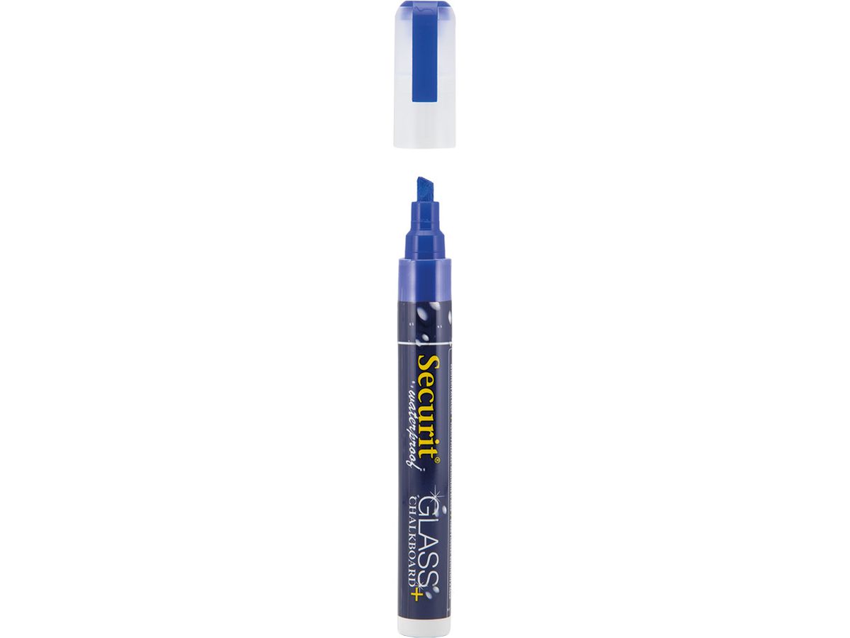 SECURIT Marker Gesso 2-6mm SMA610-BU blu, impermeabile (8719075281185)