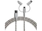 BOOMPODS Trio USB Cable TCTRTI 1.5m,titanium (5081304399088)