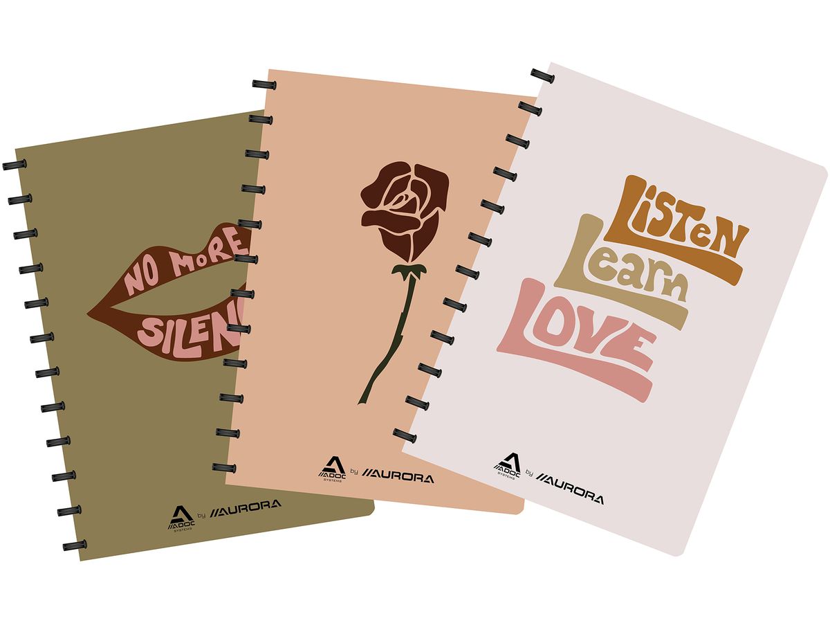 ADOC Cartella ad anelli A4 6055.25 ass., a scacchi 144 pagine (5410733362293)