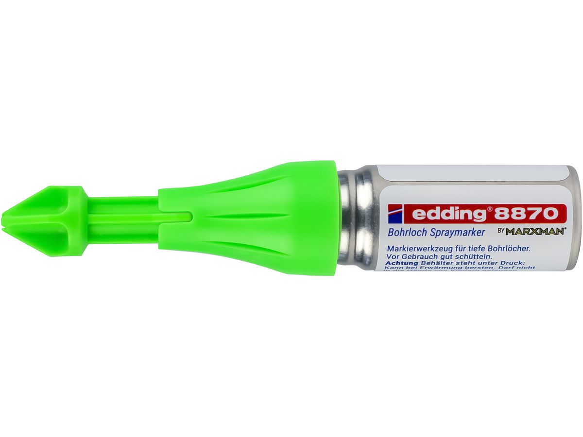 EDDING Spraymarker per fori 8870 004872 verde neon, non-permanent (4057305060754)