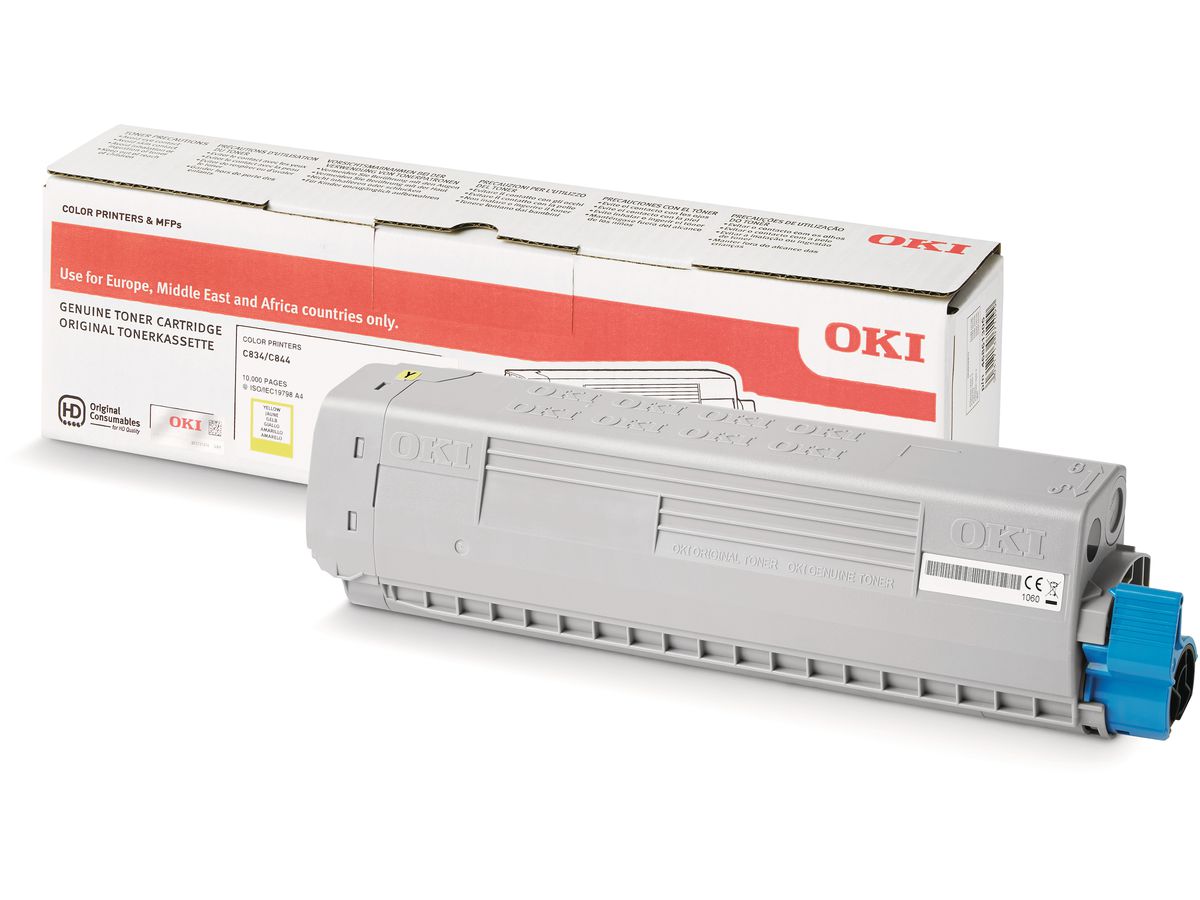 OKI Toner yellow 46861305 C834/844 10'000 pagine (5031713071099)