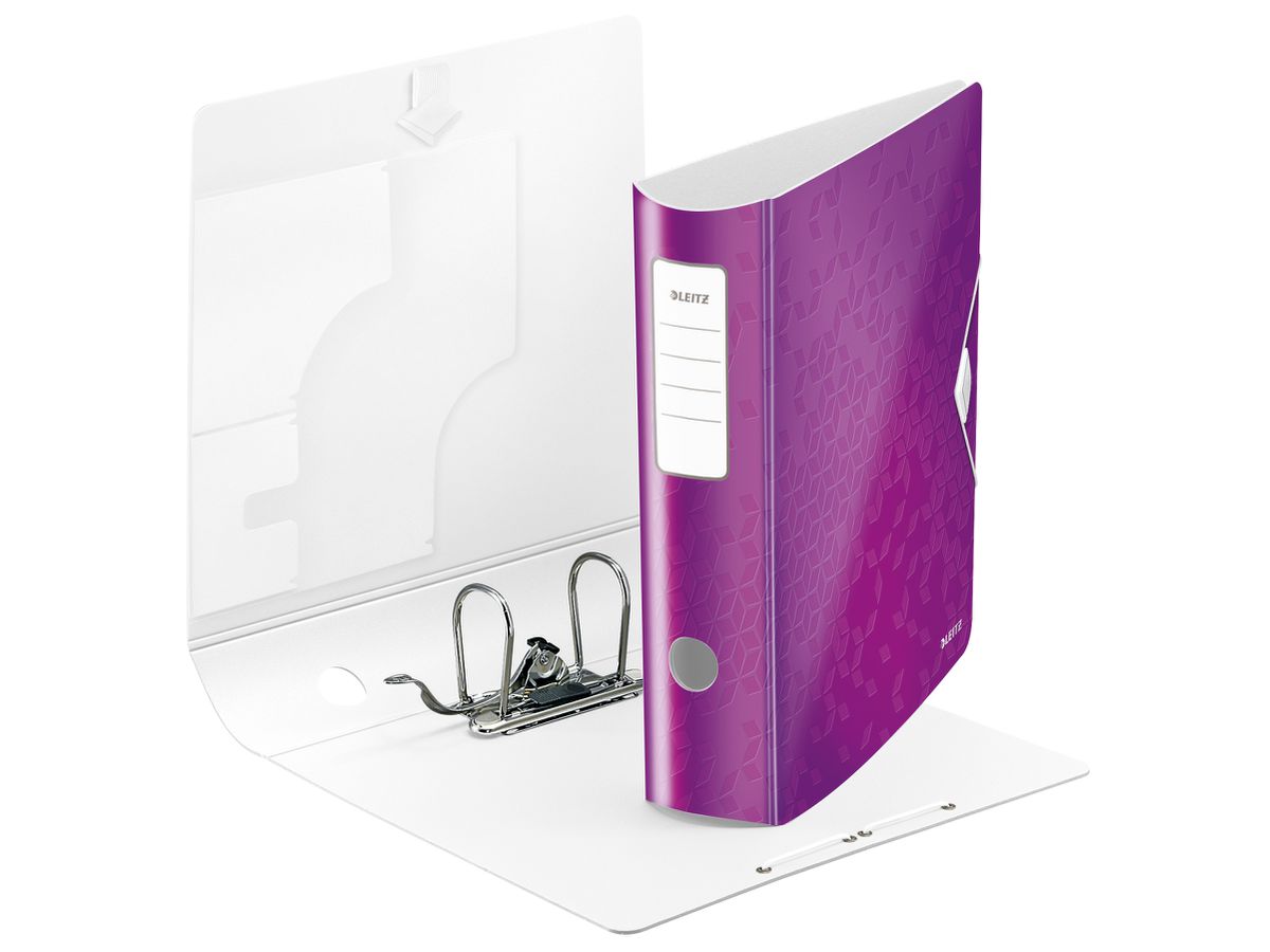 LEITZ Raccoglit. WOW Act. 180° 8.2cm 11060062 viola A4 (4002432105298)