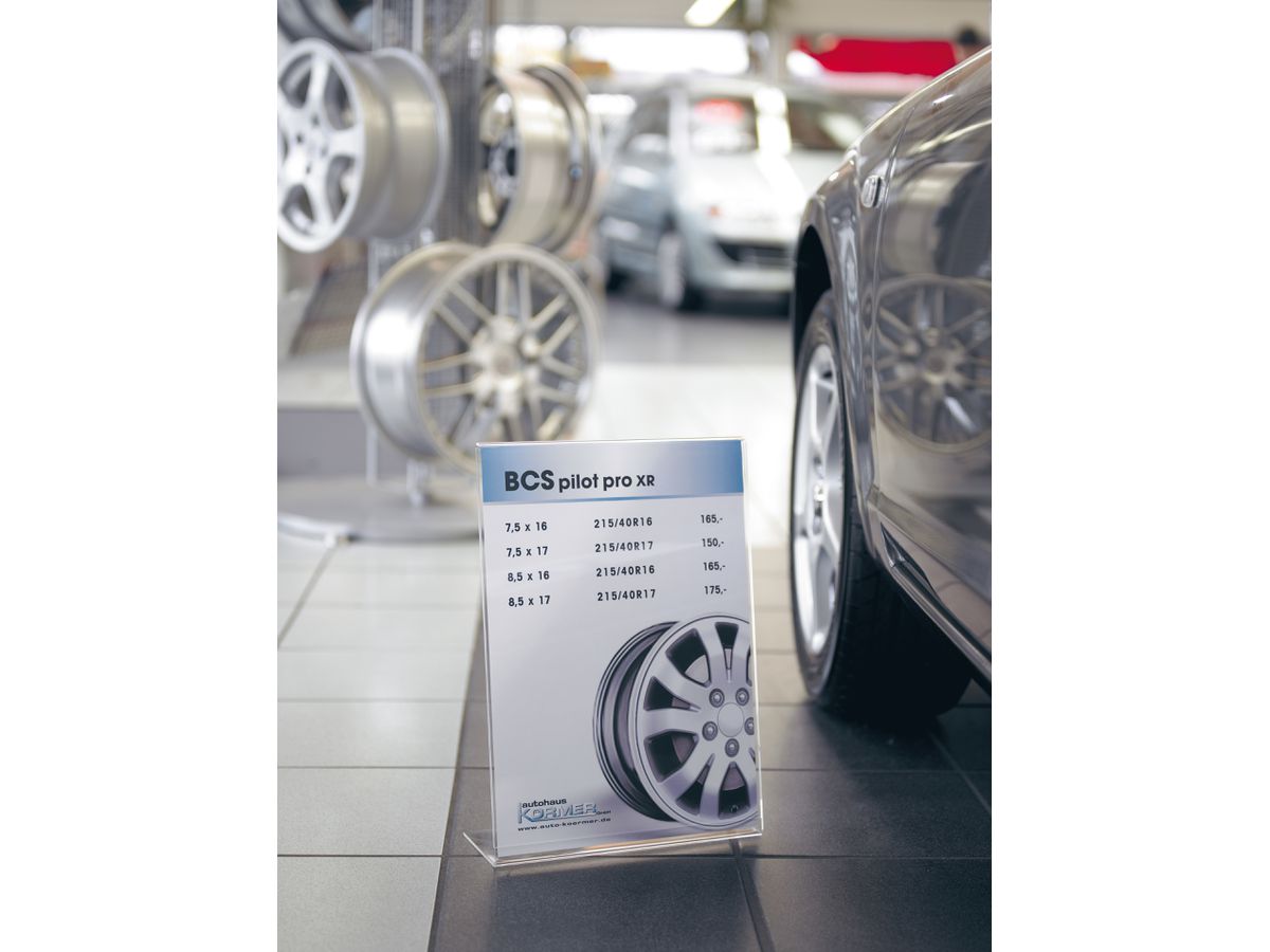 SIGEL Display table A3 TA213 transparent (4004360981951)