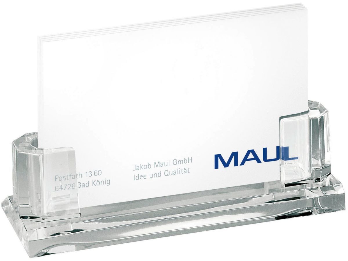 MAUL Visitenkarten-Halter Acryl 1959405 glasklar (4002390026789)