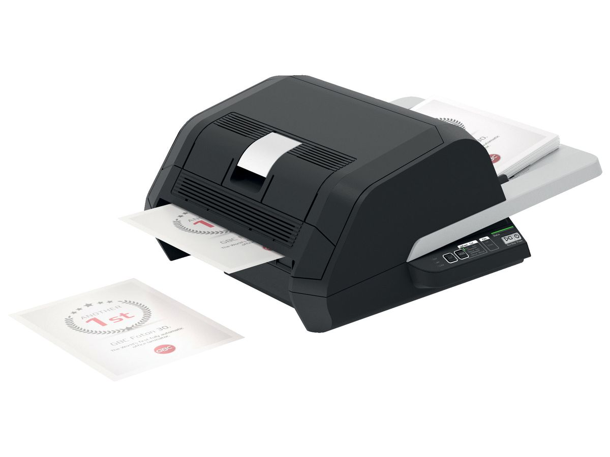 GBC Plastificatrice Foton 30 4410011CH nero, autofeed, A4/A3 (5028252597364)