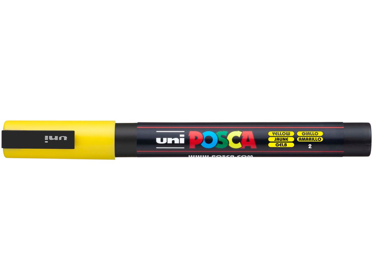 POSCA Marker 0.9-1.3mm PC-3M YELLOW jaune (4902778915820)