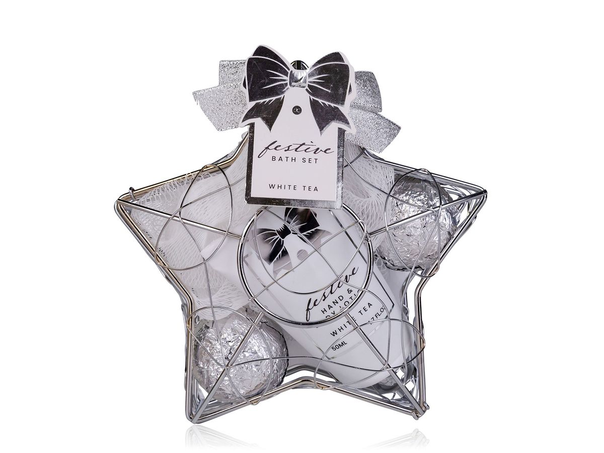 ACCENTRA Bath set 6056715 Festive, silver (4015953681318)