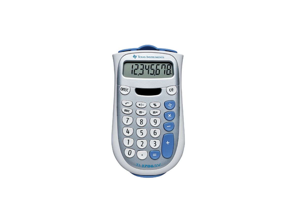TEXAS INSTRUMENTS Calcolatore basico TI1706SV 8 cifre (3243480010078)