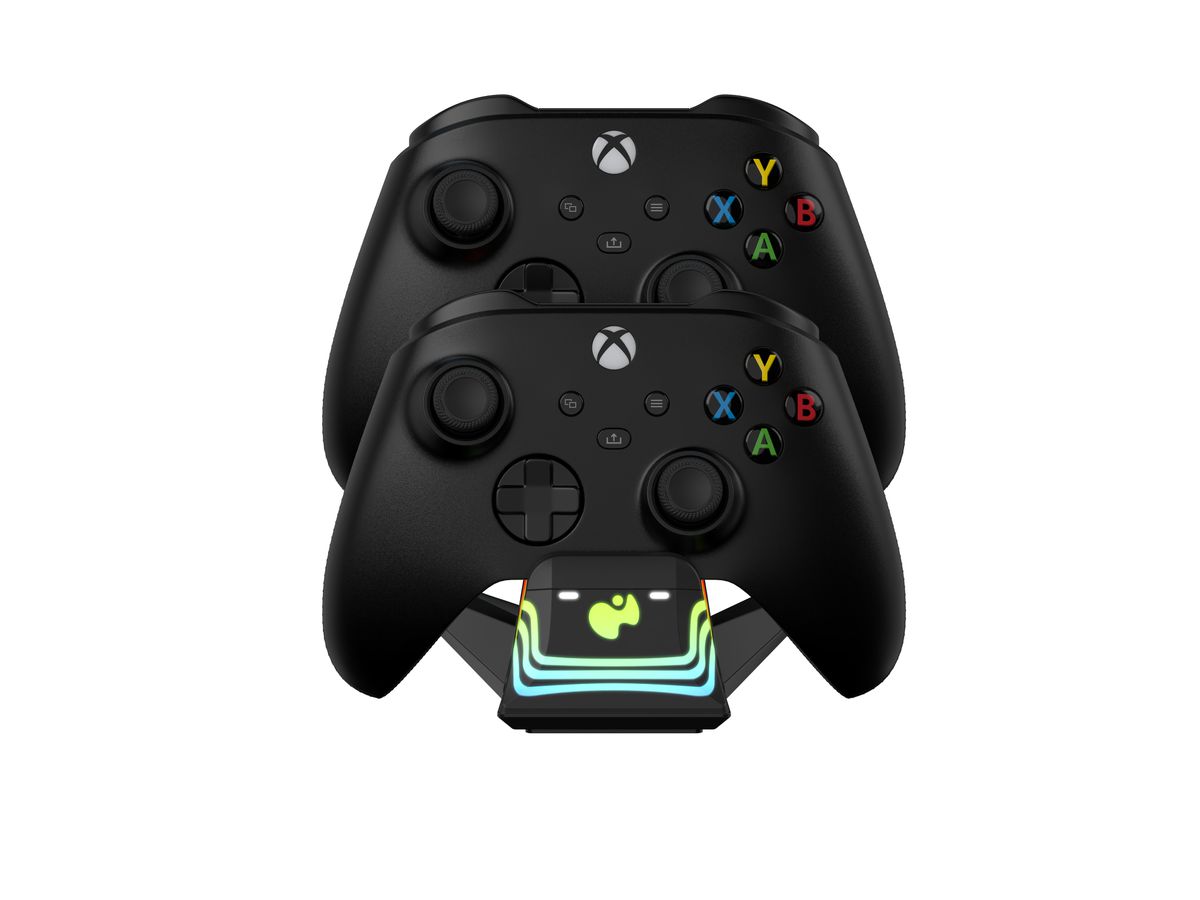 PDP AfterglowWAVE Dual Charger 049-033-BK Xbox SeriexX, Black (0708056071875)