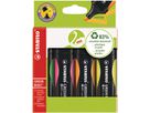 STABILO Textmarker GREEN BOSS 2-5mm 6070/4 4 colori (4006381436854)