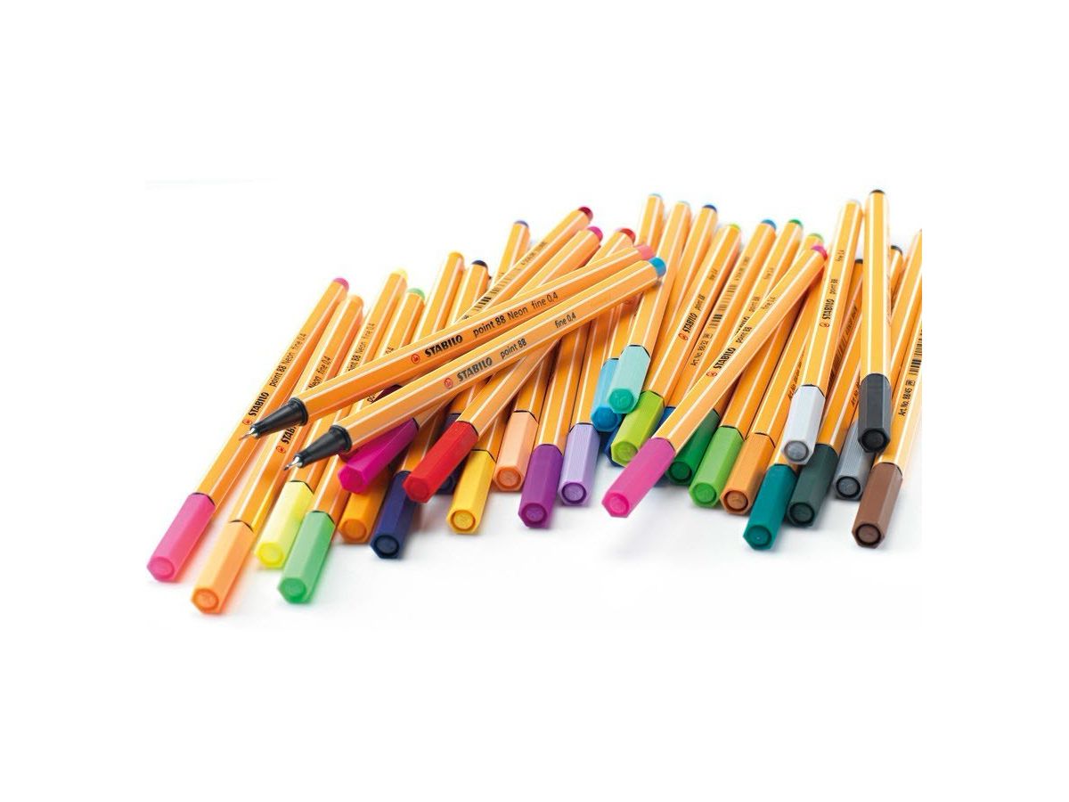 STABILO Fineliner Point 88 0.4mm 88/20 20 colori ass. (4006381292405)