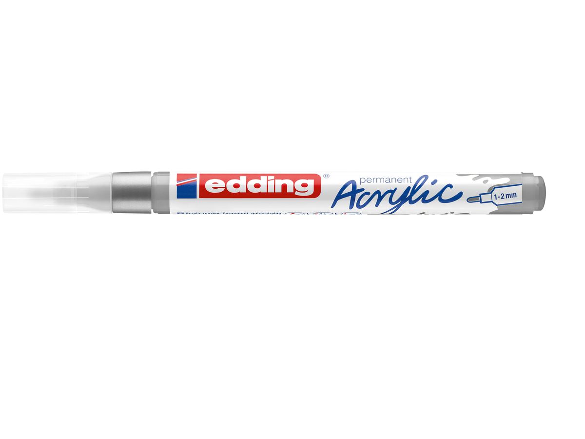 EDDING Acrylmarker 5300 1-2mm 5300-923 silver (4057305027528)