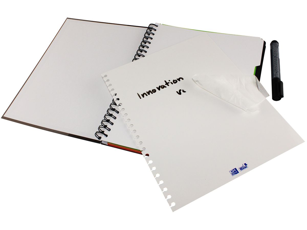 OXFORD European Book, Whiteboard A4+ 400132983 kariert, braun 120 Blatt (8412771031879)