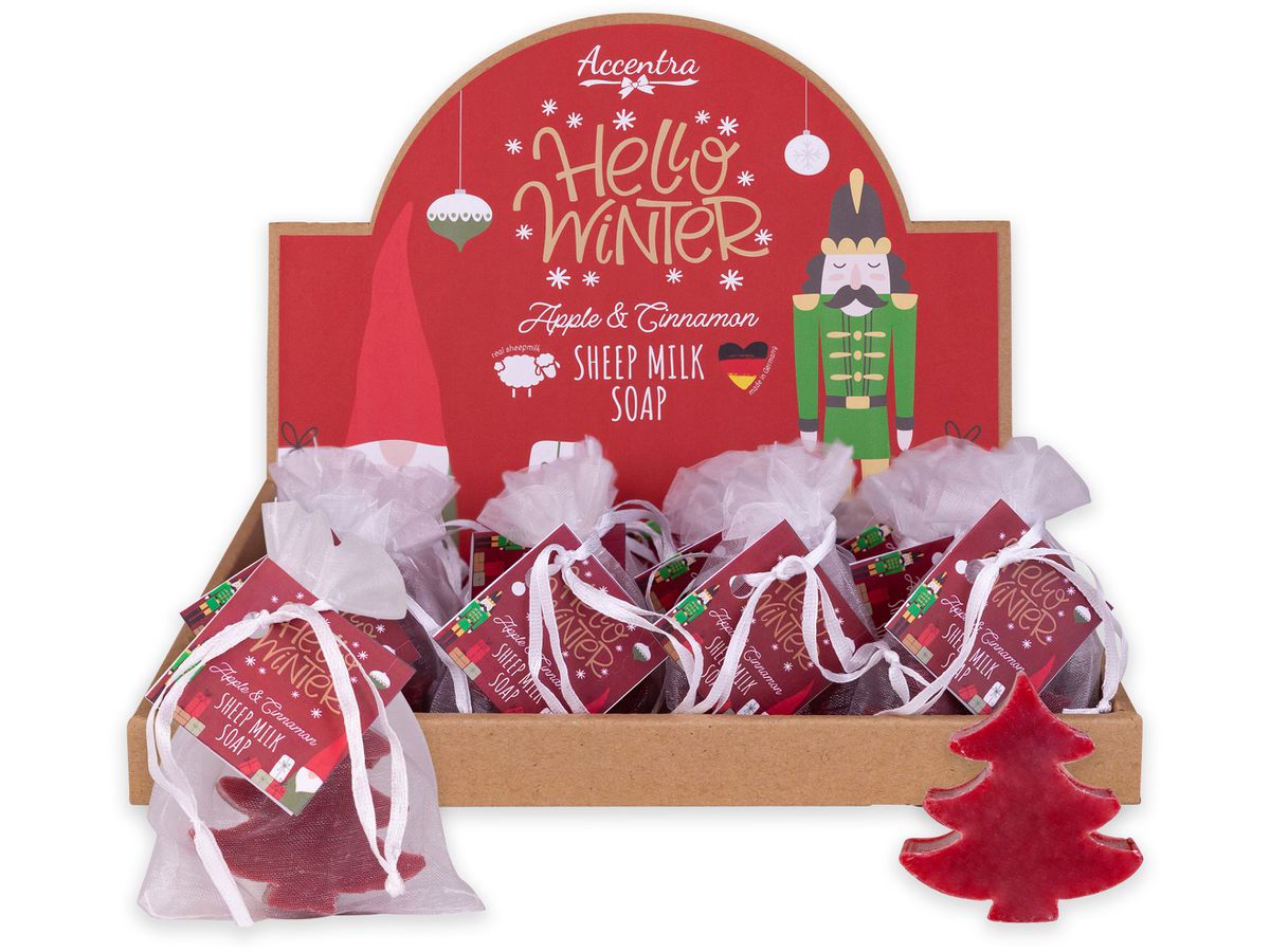 ACCENTRA Savon au lait de brebis 25g 5560102 HELLO WINTER (4015953722400)
