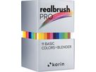 KARIN Real Brush Pen Pro 0.4mm 31C1 Basic Colours 12 Stück (5904446031329)