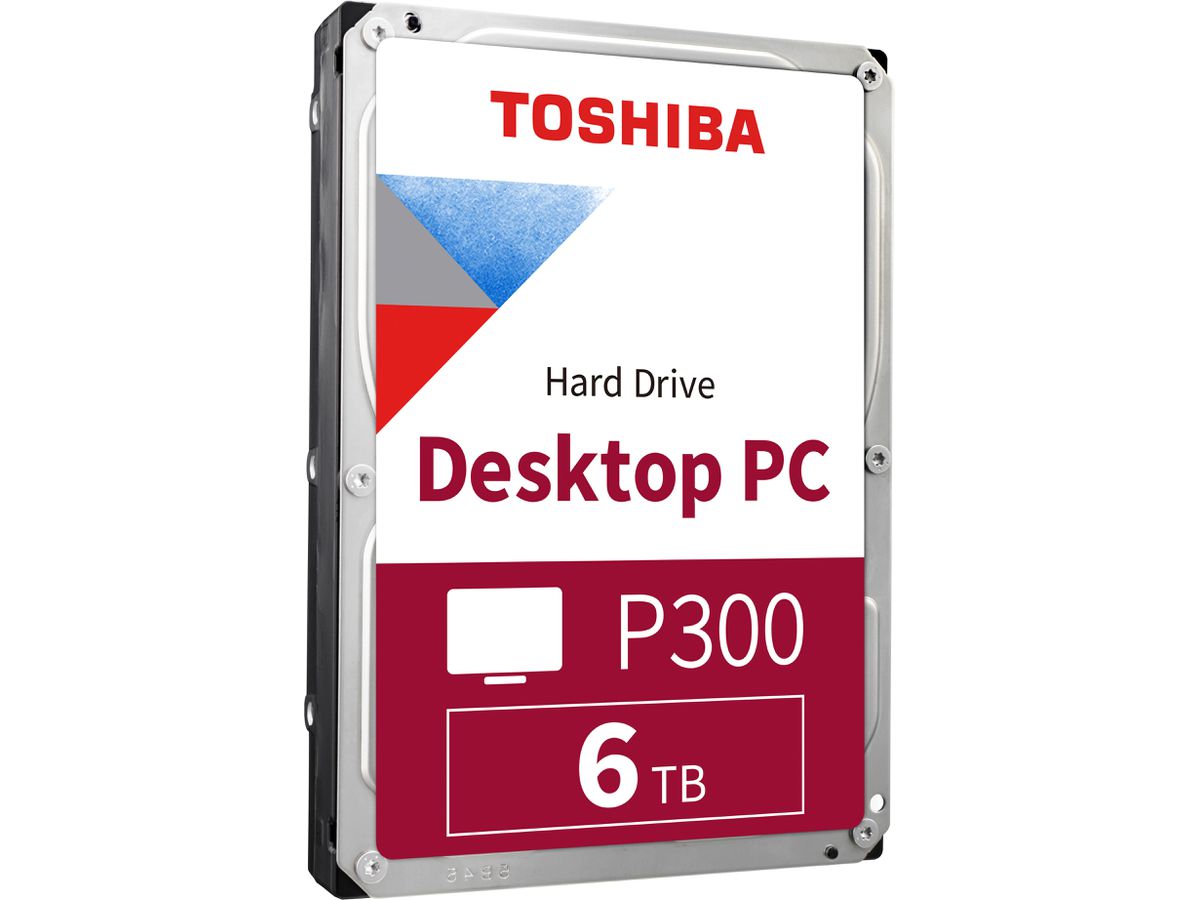 TOSHIBA HDD P300 High Performance 6TB HDWD260UZSVA internal, SATA 3.5 inch BULK (4260557511145)