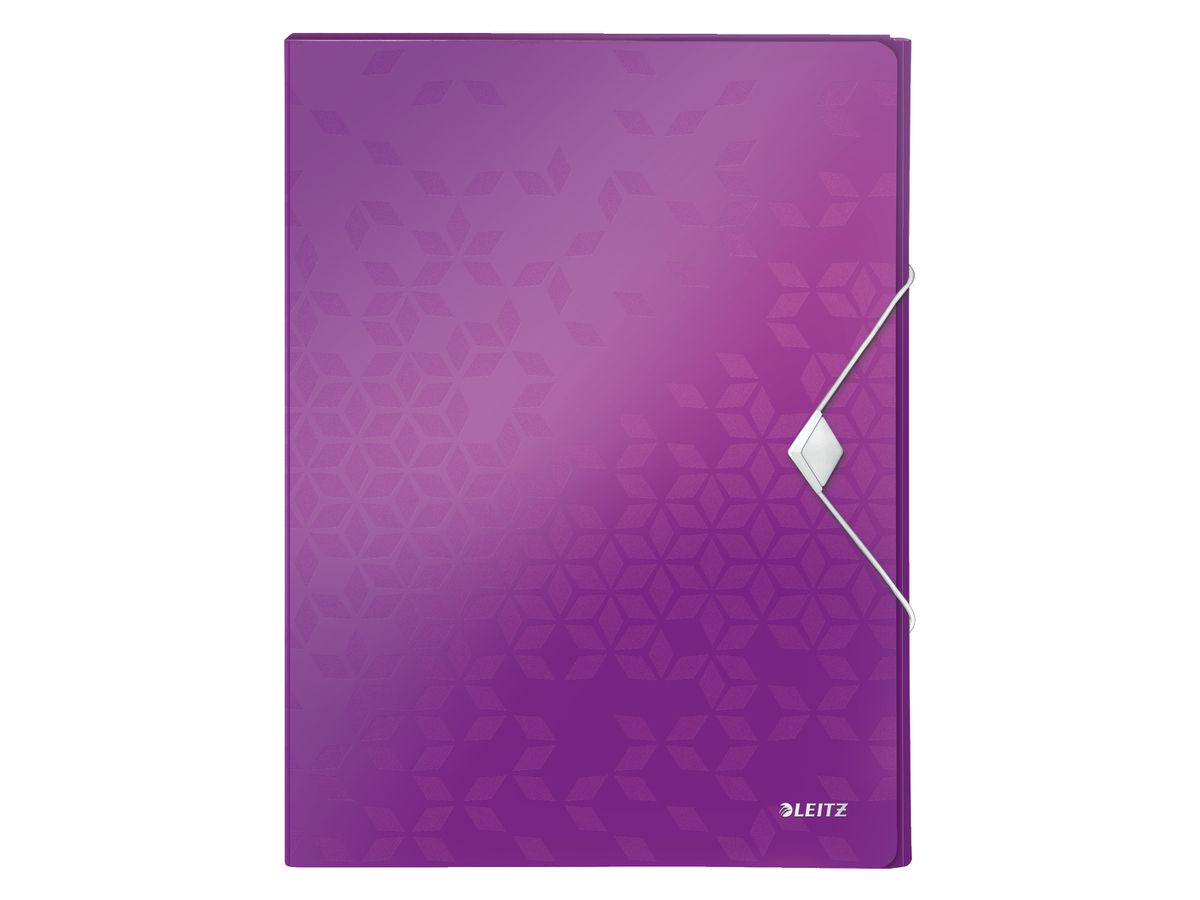 LEITZ Sammelbox WOW PP 46290062 violett 250x330x37mm (4002432105960)