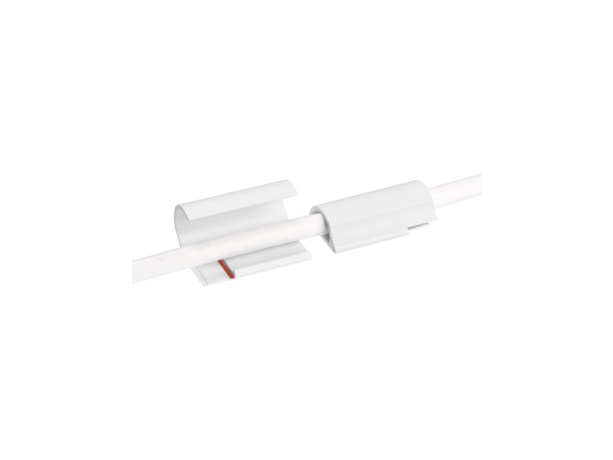 TESA Powerstrips Cable clip 580350001 p.diametro di cavo 8mm 5 pezzi (4042448105745)