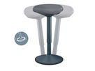 LEITZ Tabourets de bar Ergo Acitv 6545-00-89 gris (4002432138432)