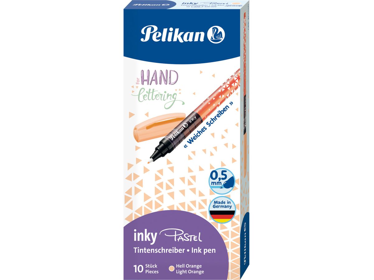 PELIKAN Rollerball 0.5mm 820004 Inky Pastel, orange (4012700820006)
