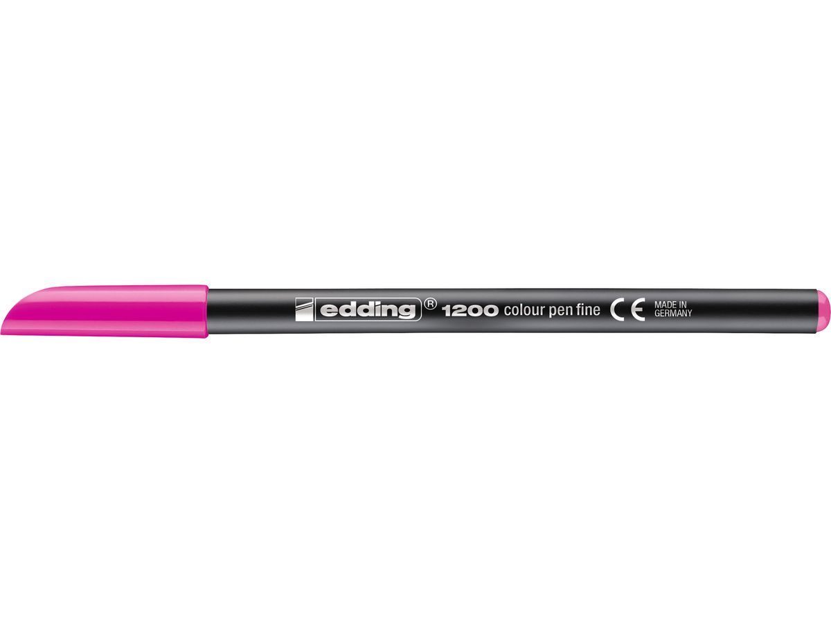 EDDING Stilos fibre 1200 1 mm 1200-069 rose néon (4004764828432)