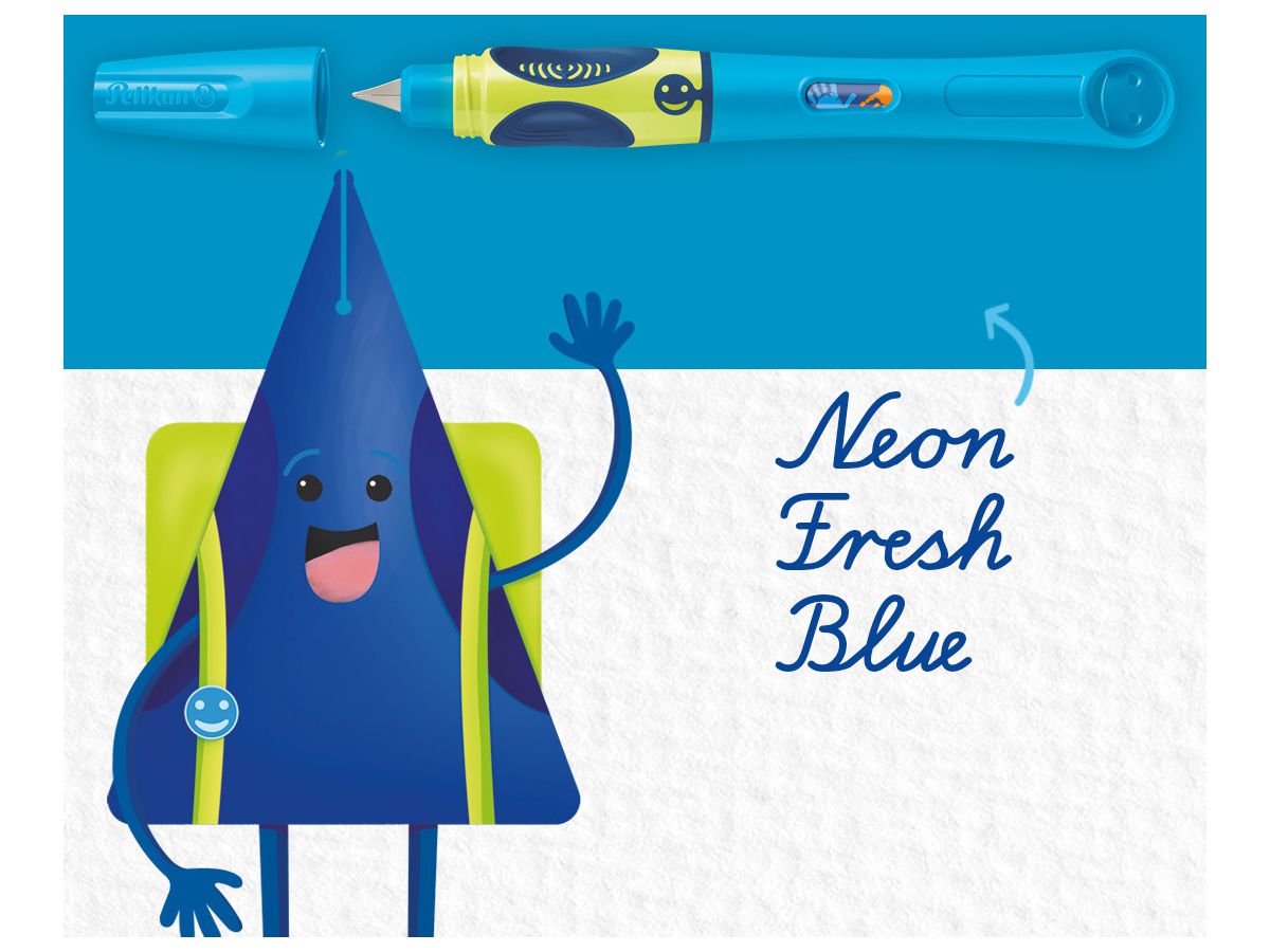 PELIKAN Füllhalter Griffix 809160 neonfresh blue R (4012700809162)