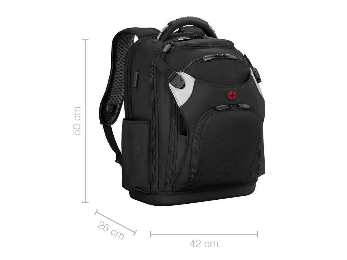 WENGER Tool Backpack PROFESSIONAL 653722 Black (7611160315724)