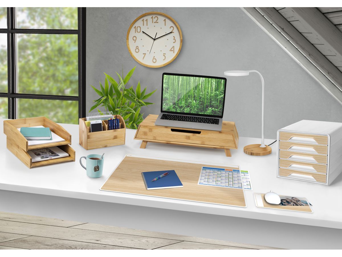 CEP Schreibunterlage 58.5x38.5cm 1008001021 weiss/buche (3462159017068)