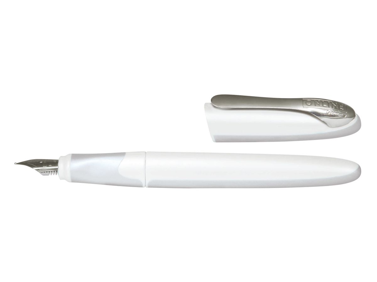 ONLINE Füllhalter Air M 20145/3D Air Pearl silver blau (4014421201454)