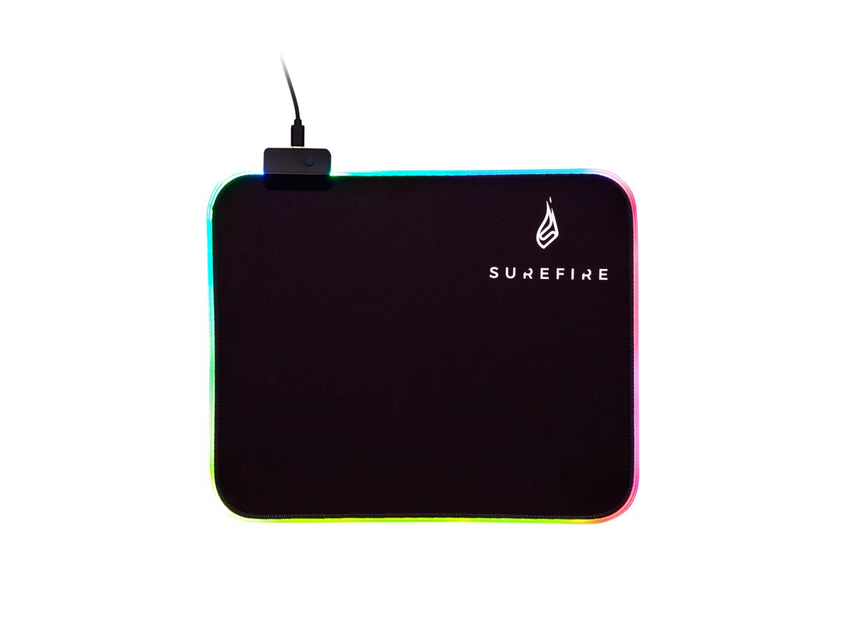 SUREFIRE Gaming Mouse Pad 48812 Silent Flight RGB-320 (0023942488125)