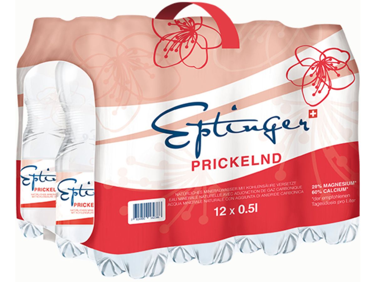 EPTINGER rosso, con gas, Pet 1075 50 cl, 12 pz. (7614400162386)