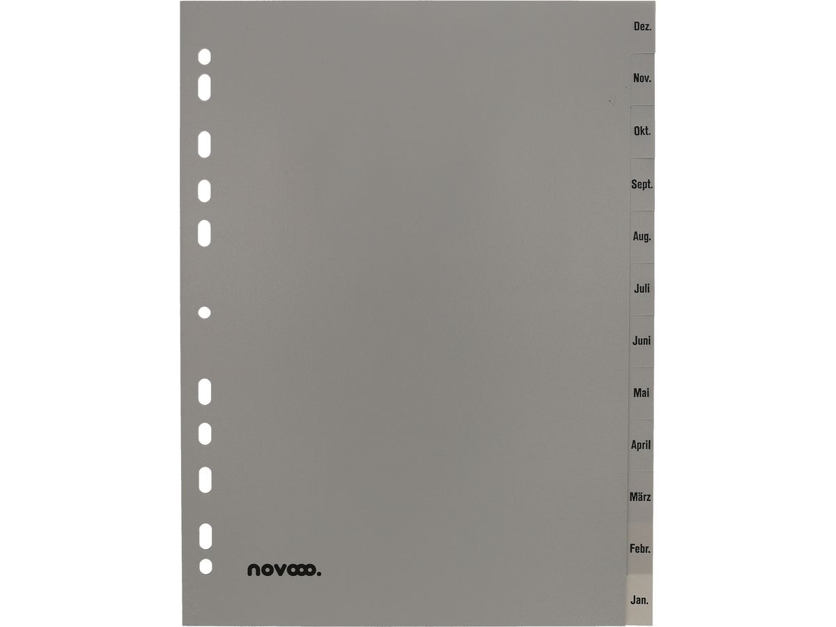 NOVOOO Répertoires PP A4 40950 gris Dez-Jan DE (9010729031972)