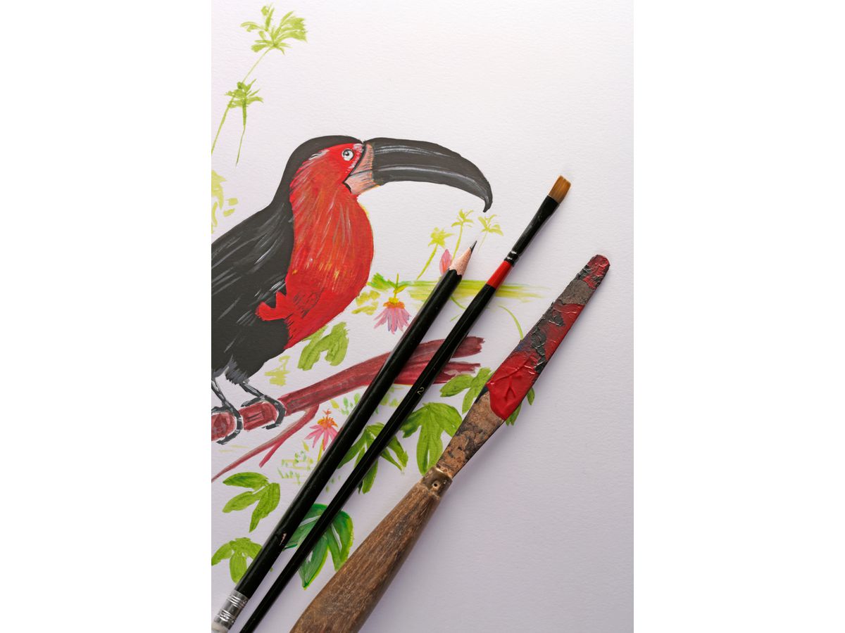 CLAIREFONTAINE Paint'On A5 96538C Bianco 40 fogli (3329680965384)