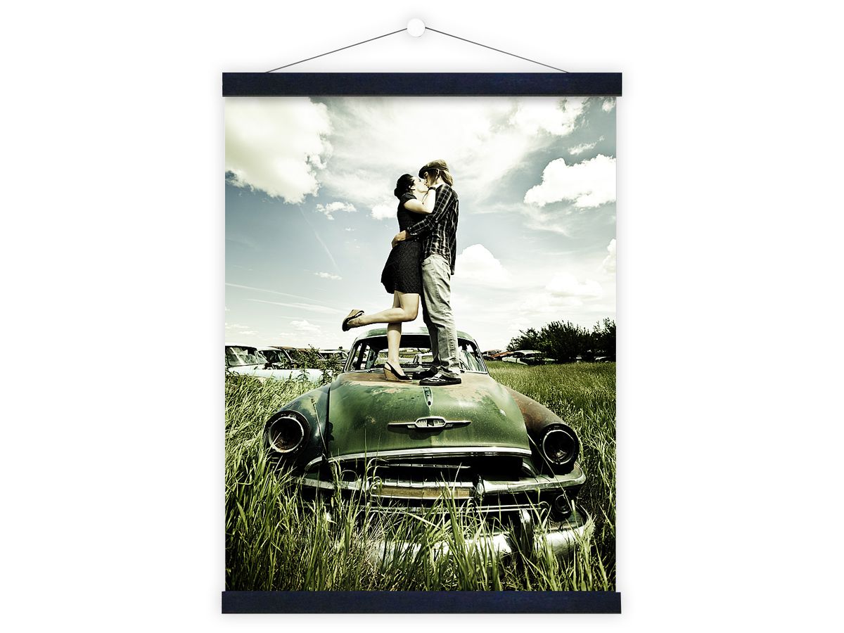 DEBEX Bornier poster 71x2cm LBMG noir, magnetique (7611195374376)
