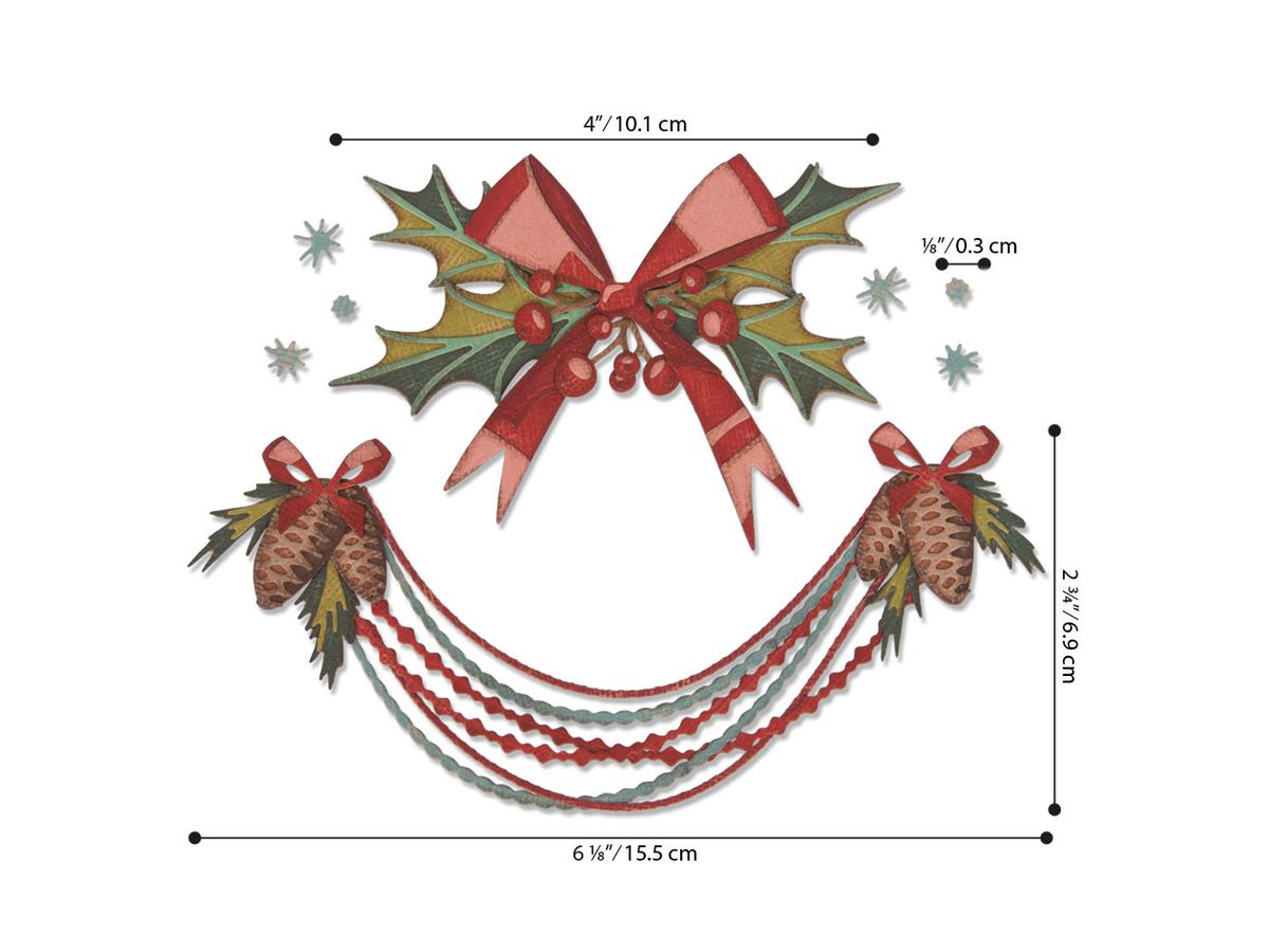 SIZZIX Stanzformen Raumdeko 664229 10er Set (0630454258940)