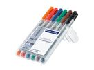 STAEDTLER Lumocolor non-perm. M 315-WP6 6 Farben ass. (4007817309308)