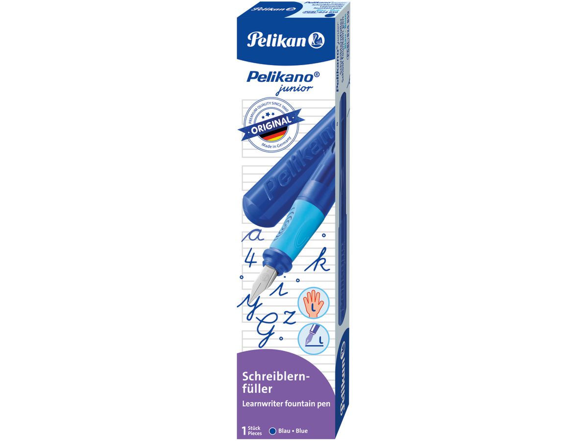 PELIKAN Füllhalter Pelikano Junior L 824859 blau, Linkshänder (4012700824851)