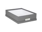 BIGSO BOX OF SWEDEN Aufbewahrungsbox Oskar 945154141 grau 26x35x8.5cm (7330061945419)