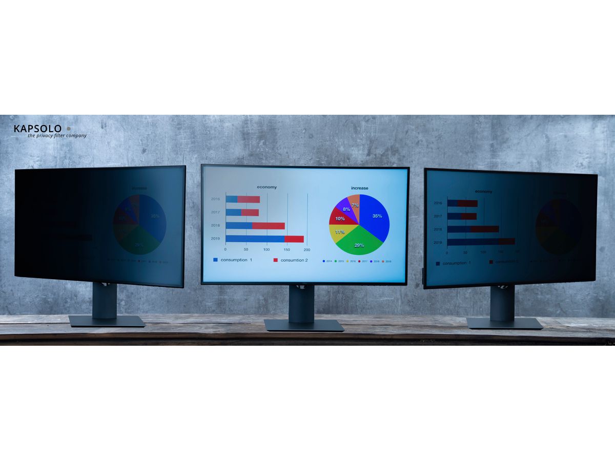 KAPSOLO 2-wege Blickschutzfilter KAP10708 standard 18,5 (5714681007061)