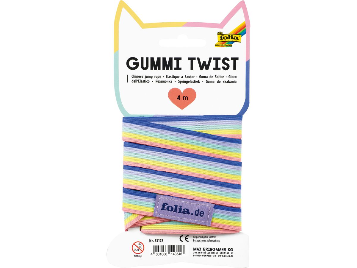 FOLIA Jeux de sauter Rainbow 4m 33178 (4001868143546)