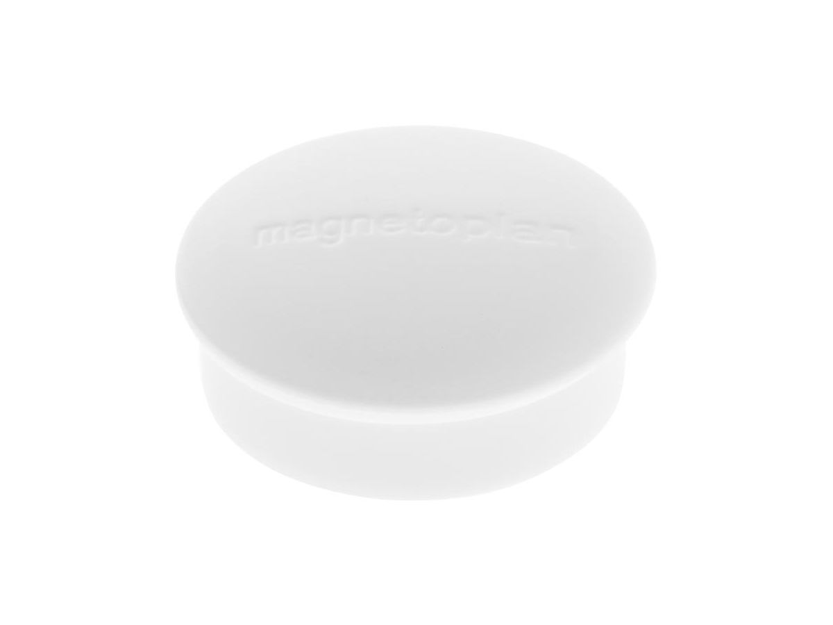 MAGNETOPLAN Magnet Discofix Mini 19mm 1664600 weiss 10 Stk. (4013695016344)