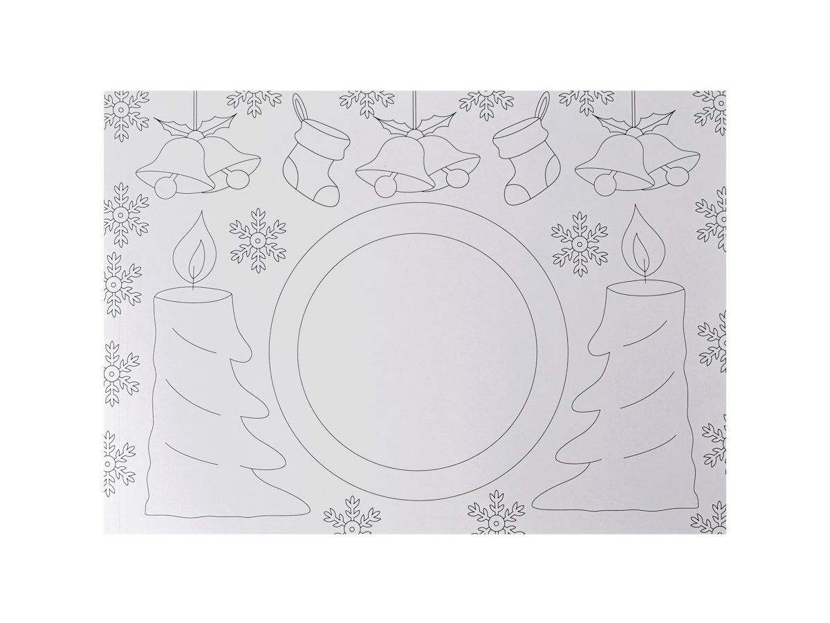 ROOST Set de table colorier 30x42cm SC815 Noël (8711851815003)