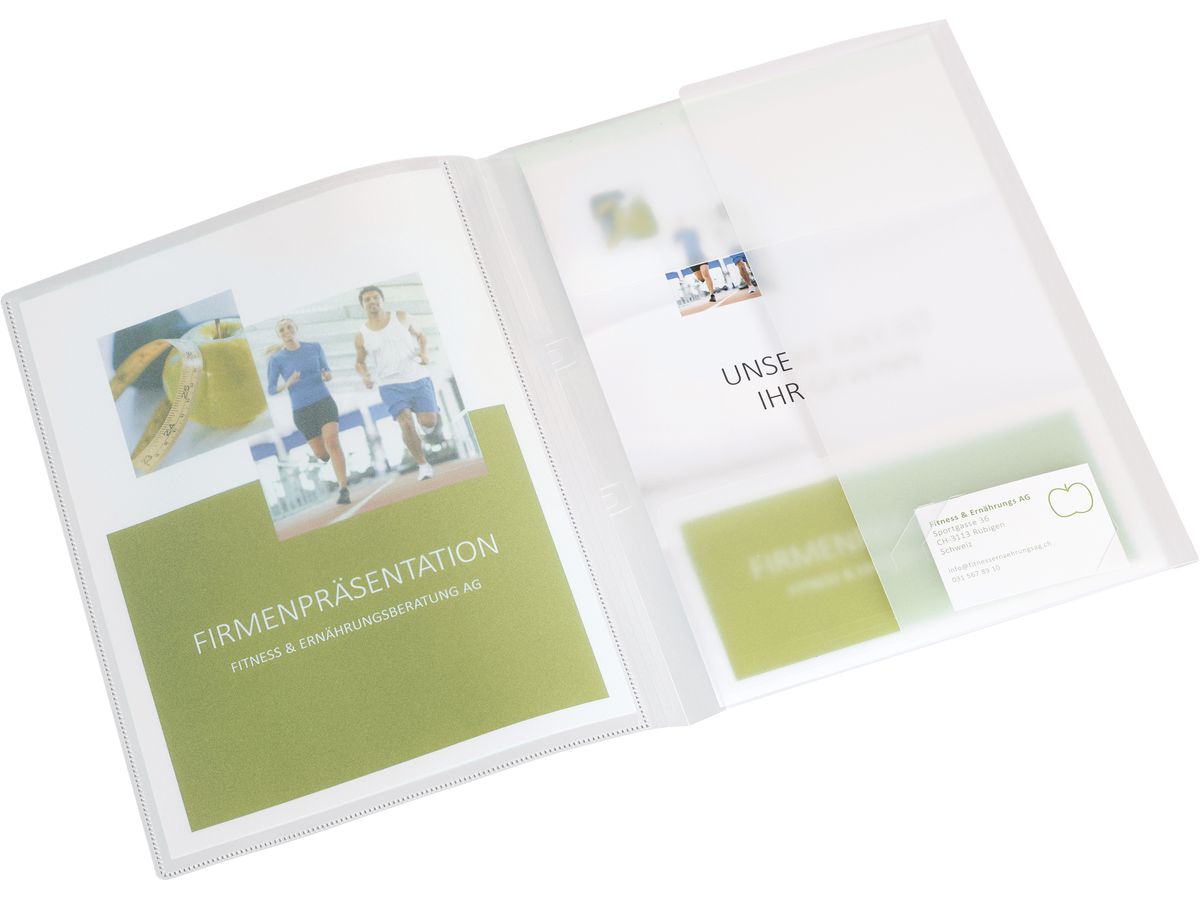 KOLMA Cartella presentaz. Vario A4 10.014.00 trasparente (7611967100363)