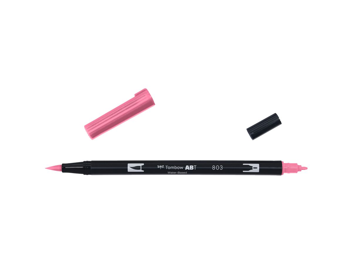 TOMBOW Dual Brush Pen ABT-803 pink punch (4901991647808)