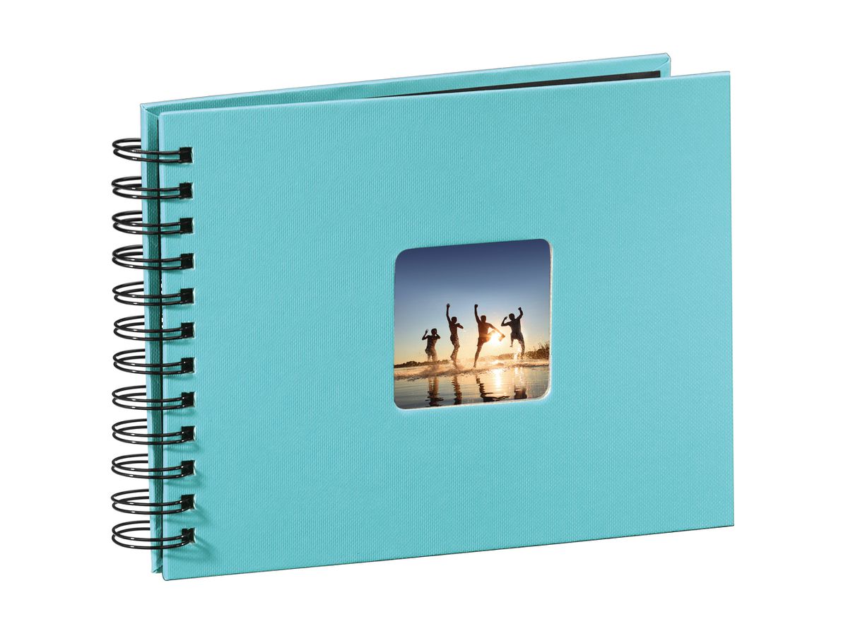 HAMA Spiralalbum Fine Art 24x17cm 113673 türkis 25 Blatt (4047443167408)