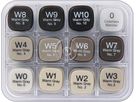COPIC Marker Classic 20075154 grey-Set WG, 12 pcs. (4511338063354)
