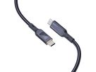 AUKEY Cable USB-C-to-C,LCD Display CB-MCC102 1.8m,Nylon Braided, 100W,Bl. (0689323785353)